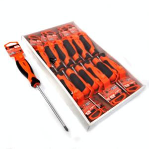 COMBO X 12 DESTORNILLADOR CRUZ PHILLIPS 6 X 150 mm MAGNÉTICO EXLIN