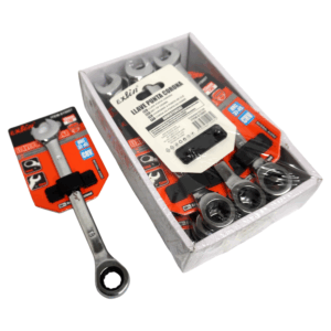 COMBO X 12 LLAVE COMBINADA CON CRIQUET DE 13 mm | EXLIN