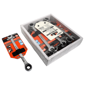 COMBO X 12 LLAVE COMBINADA CON CRIQUET DE 9 mm | EXLIN