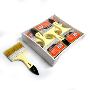 COMBO X 12 BROCHAS 4" 100 mm MANGO BLANCO PET EXLIN