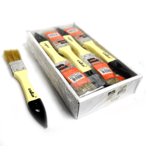 COMBO X 12 BROCHAS 1" 25 mm MANGO BLANCO PET EXLIN