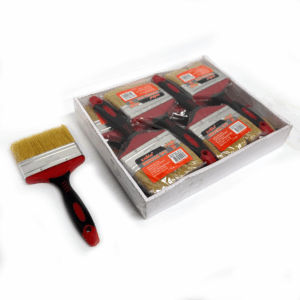 COMBO X 12 BROCHAS 4" 100 mm MANGO CAUCHO PET EXLIN