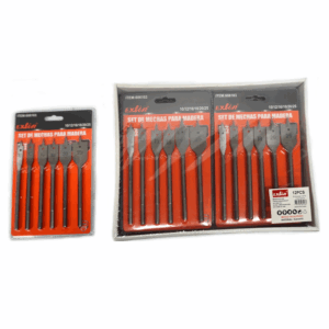 COMBO X 12 SET BROCAS MECHAS PLANA PARA MADERA 6 PIEZAS | EXLIN